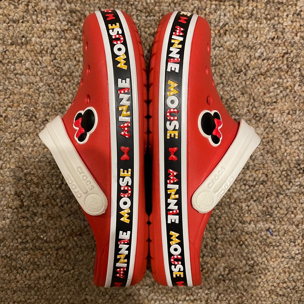 Disney Parks X  Minnie Mouse III Red Band Slip On‎ Crocs - Picture 3 of 9
